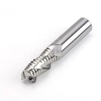 Fraise à dégrossir en carbure pour machines CNC, 6x50-3 cannelures, 55HRC, personnalisation ODM