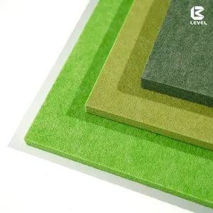 Modern Decorative 100% Polyester PET Polyester Fiber Acoustic Panel Non-toxic Acoustic Panel