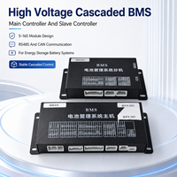 ECBMS 80S, Banco de Energía Modular PCBA, Sistema de Gestión de Energía BMS EC-HV-MC1+EC-HV-SC4+Pantalla LCD de 4.3 Pulgadas, Control de Relé de Alto Voltaje, CAN RS485