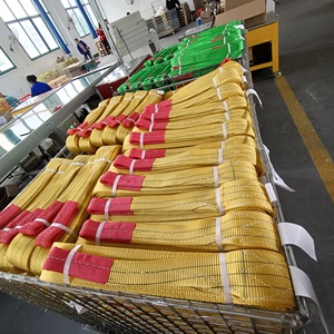 Equipo de elevación de correa de cincha 3T de 75mm Eslingas de elevación planas <span class=keywords><strong>Eslinga</strong></span> para manejo de materiales - Product Image 6