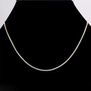 Cadena de Oro Amarillo de 18k Xinfly Au750, Tipo Box Link, Venta al por Mayor, Resistente al Deslustre, Impermeable, Patrón Geométrico, Se Vende por Gramo - Product Image 5