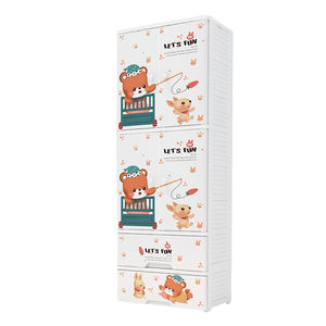 <span class=keywords><strong>ตู้</strong></span>เสื้อผ้าแบบลิ้นชักสไตล์การ์ตูนสำหรับเด็ก,จัดเรียงได้3/4/5ชั้นแบบทันสมัยขนาด58ซม. - Product Image 3