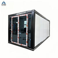 Maison en conteneur pliable à montage rapide en usine 20 pieds modulaire maison mobile bureau dortoir petites maisons bon marché