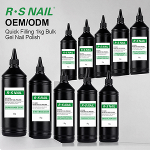 Vente en gros usine – Collection de 34 types de vernis gel fonctionnels 1000 ml à retirer par trempage, OEM/ODM, longue tenue, sans HEMA, gel UV pour ongles - Product Image 1