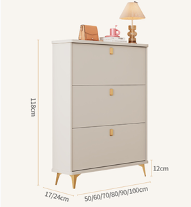 Mueble Zapatero Convertible <span class=keywords><strong>de</strong></span> Madera <span class=keywords><strong>de</strong></span> Diseño Moderno y Lujoso para <span class=keywords><strong>Zapateros</strong></span>, Sala <span class=keywords><strong>de</strong></span> Estar, Taller, Sótano, Gimnasio - Product Image 5