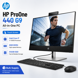 คอมพิวเตอร์ออลอินวันสำหรับธุรกิจขนาด 23.8 นิ้ว Intel Core i7 13500 พร้อมหน่วยความจำ 8GB และ SSD 512GB ดีไซน์ไมโครเฟรม เหมาะสำหรับสำนักงานและบ้าน - Product Image 1