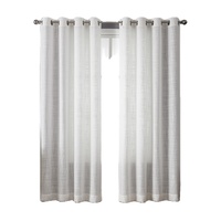 Cortinas de Ventana Texturizadas con Sensación Rústica, Semitransparentes para Dormitorio y Sala de Estar, Cortina de Ventana Suave para el Hogar