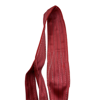 WLL 5 tonnes 150mm 2M haute ténacité Polyester plat oeil tissé sangle ceinture de levage pour le contrôle du fret