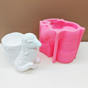 Molde <span class=keywords><strong>de</strong></span> silicona <span class=keywords><strong>de</strong></span> oveja Early Riser <span class=keywords><strong>para</strong></span> maceta <span class=keywords><strong>de</strong></span> hormigón, arreglo Floral, molde <span class=keywords><strong>para</strong></span> jarrón <span class=keywords><strong>de</strong></span> yeso, fabricación <span class=keywords><strong>de</strong></span> portalápices <span class=keywords><strong>de</strong></span> <span class=keywords><strong>cemento</strong></span> - Product Image 3