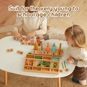 Usine de Asweets Montessori jouets en bois activité table sensorielle pour genre jugend à Cologne Allemagne exposition internationale - Product Image 2