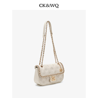 Sacs de Luxe Texturés de Créateur pour Femmes – Sacs à Bandoulière en Cuir Tressé Réglable avec Chaîne – Sacs à Main Polyvalents pour Dames