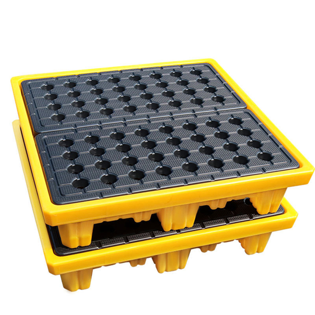 1000L Heavy Duty Double Faced 4-Way Entry Eco-Friendly Euro Pallet | Spill Containment Tray for Intermediate Bulk Containers
