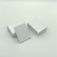 En gros Pas Cher Sublimation Personnalisé Blanc Blanc En Céramique Réfrigérateur Aimant Carrelage Autocollants DIY Timbre Cadeau Décor À La Maison Doux Forme Magnétique