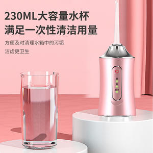 Cross Border Electric Water Flosser Portable 200Ml Tank Usb Charging IPX7 Waterproof For Adults - Product Image 5