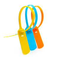 Scellés de sécurité en plastique Tamper Event pour vêtements ST8025 400mm pour conteneurs de vêtements et camions avec logo et numéros personnalisés
