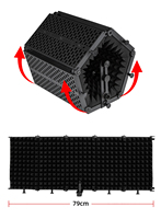 GAZ-500A Micro de Studio Insonorisation Panneau de Mousse Acoustique Insonorisé Filtre Audio D'enregistrement de Musique