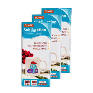 QUAFF <strong>Sublimation</strong> <strong>Paper</strong> Mug <strong>Size</strong> for Heat Transfer White <strong>Paper</strong> for Cup Drinkware Bottle-High Temperature High Transfer Rate - Product Image 4