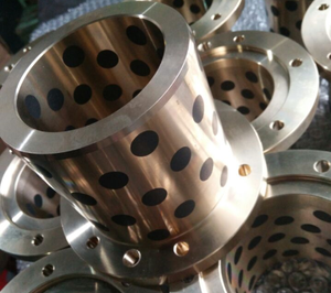 Douilles en bronze de type bride avec roulement en graphite 110x10/80x60x80mm - Product Image 1