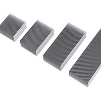 Dissipateur thermique carré personnalisé en alliage d'aluminium anodisé avec tempérament T3-T8 pour le refroidissement électronique