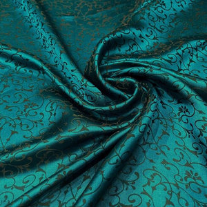 Prix de gros Tissu personnalisé en polyester de haute qualité, tissé, poids moyen, soyeux, lisse, design Yoryou pour vêtements - Product Image 3