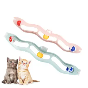 웨이브 트랙 공에 끈적 끈적한 창 유리 고양이 장난감 움직이는 고양이 장난감 애완 동물 장난감 고양이