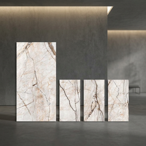 Stonelia Crema 800x1600mm Glossy Marble Look Porcelain Tiles Large Format Floor And <b>Wall</b> Tiles India - Product Image 5