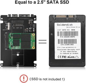 อะแดปเตอร์ MSATA เป็น B Key M.2 SSD การ์ด NGFF USB Converter สำหรับ MSATA+M.2 2 in 1 HDD Riser M.2 NGFF หรืออะแดปเตอร์ MSATA เป็น SATA 3.0 - Product Image 4