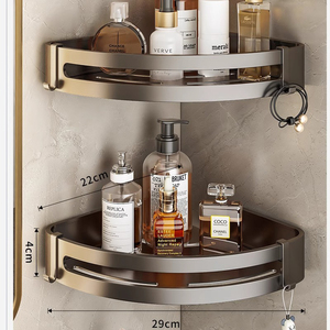 ชุดอุปกรณ์ห้องน้ำติดผนังเหล็ก 6 ชิ้น ดีไซน์ทันสมัย ชุดอุปกรณ์แขวนผ้าเช็ดตัวโลหะ สำหรับบ้านหรือโรงแรม - Product Image 2