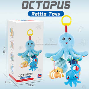 Juguete Sensorial <span class=keywords><strong>para</strong></span> Recién Nacidos, Regalo de Alta Calidad, Entrenamiento de Dedos, Peluche Suave <span class=keywords><strong>para</strong></span> Bebés, Sonajeros de <span class=keywords><strong>Pulpo</strong></span>, Juguetes Colgantes <span class=keywords><strong>para</strong></span> Bebés - Product Image 3