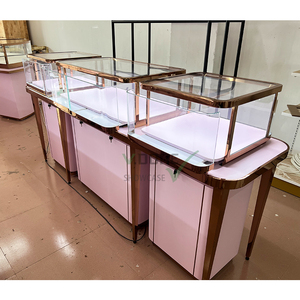 Vitrines d'exposition de meubles de bijouterie de luxe en verre comptoir avec tiroirs vitrine de bijoux de magasin de détail - Product Image 5