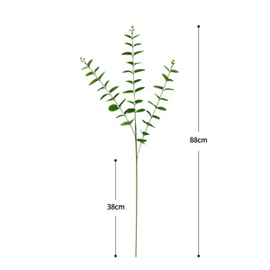 Planta Artificial de Hojas de Dinero de Dongchen Crafts, 30cm-100cm, Flores en Jarrón, Decoración Verde para el Hogar, Accesorios para Bodas - Product Image 5