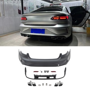 Pour Volkswagen Arteon R 2019+ : Spoiler de pare-chocs avant et arrière, diffuseur, extension de jupes latérales, extension de spoiler, diffuseur de modification - Product Image 1