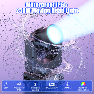Großhandel Outdoor 250W LED Beam-Effekt Moving Head Wasserdicht IP65 Moving Head Bühnenlicht für DJ Disco Hochzeit Event Konzert - Product Image 3