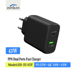 Cargador Coreano de <span class=keywords><strong>45</strong></span> <span class=keywords><strong>W</strong></span> con Doble Puerto USB Tipo C de 2.1 A para <span class=keywords><strong>Samsung</strong></span> Corea - Product Image 4