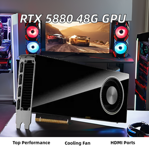 การ์ดจอ RTX 5880 48G รุ่นใหม่ พร้อมพัดลมระบายความร้อนแบบ PCI Interface สำหรับเวิร์กสเตชัน พร้อมพอร์ต DisplayPort รุ่น RTX 5880 48G - Product Image 2