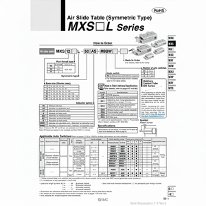 SMC Pneumatics Air Slide Table-Tabla de deslizamiento de aire, de, - Product Image 1
