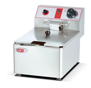 OUTE Factory Sell Counter Top Commercial Potato Chips Chicken Electric Deep Fryer