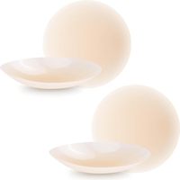 Couvre-mamelons réutilisables en silicone adhésif imperméable de 8 cm avec design invisible pour femmes, soutien-gorge confortable, fille sexy