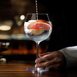 Copa de vino transparente sin plomo personalizada <span class=keywords><strong>Gin</strong></span> Tonic Globo <span class=keywords><strong>Martini</strong></span> Copa de vino Copa de cóctel - Product Image 2