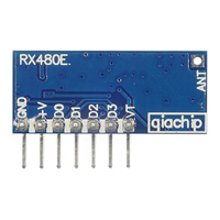 Module de codage de relais RF 4CH EV1527, commutateur de télécommande sans fil 433Mhz Module de récepteur sans fil RX480E