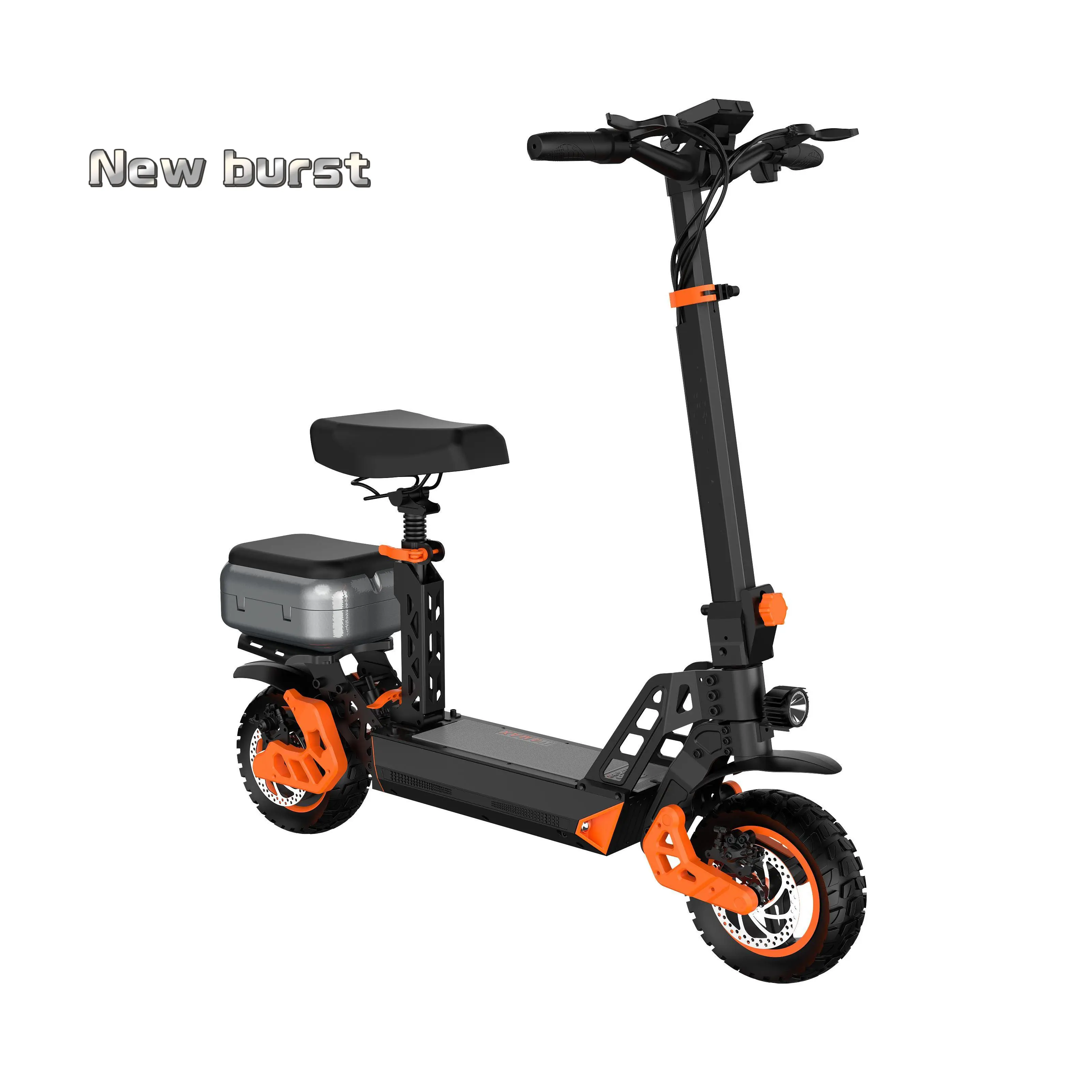 OEM özelleştirme yüksek hızlı tekerlekler 1000w yağ lastik elektrikli depo Scooter