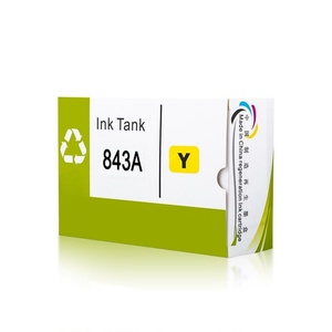 Cartucho de Tinta Negra Supercolor de 400 ml y 4 Colores 843A para Impresoras HP PageWide XL 4000 4100 4500 5000 5100 - Product Image 1