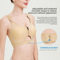 Soutien-gorge de sport deux-en-un pour femmes avec poche pour prothèse en silicone, idéal pour la récupération après mastectomie