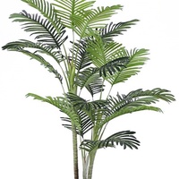 Palmier artificiel réaliste et feuilles de palmier, plante réaliste pour la décoration intérieure, directement de l'usine
