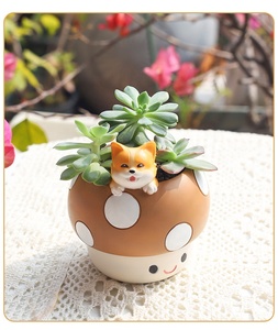 <span class=keywords><strong>Contenitori</strong></span> per vasi di fiori in resina divertente ai funghi piccoli e piccoli oggetti succulenti <span class=keywords><strong>da</strong></span> scrivania <span class=keywords><strong>da</strong></span> ufficio - Product Image 4