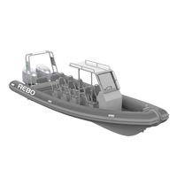 31.5ft RIB 960 ORCA Hypalon Noir V Profond En Aluminium Coque Gonflable Rigide Bateau Suspension siège