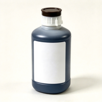 H OEM 1072K Tinta Solvent Hitam MEK 1kg Baru Garansi 1 Tahun untuk Printer Inkjet