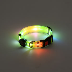 Surtido Typc-c Recargable Light Up <span class=keywords><strong>Dog</strong></span> <span class=keywords><strong>Leash</strong></span> Personalizado Durable <span class=keywords><strong>Led</strong></span> <span class=keywords><strong>Dog</strong></span> Walking Collar Seguridad en la noche - Product Image 4
