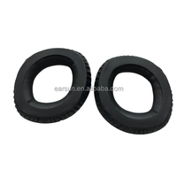 Coussinets d'oreille de remplacement PX360/MM550-X/MM450-X-Coussinets en mousse à mémoire de forme de qualité supérieure avec isolation phonique, noir