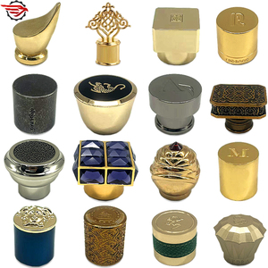 Tapa de Perfume de Lujo de Zamak, Modelo Fea <span class=keywords><strong>15</strong></span>, Tapa Cuadrada Pequeña para Botella de Perfume - Product Image 3